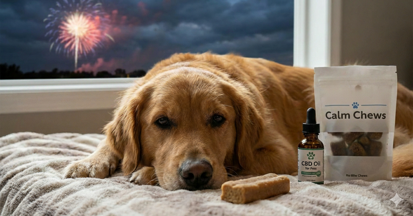Anxious Pups? CBD Products are a must!